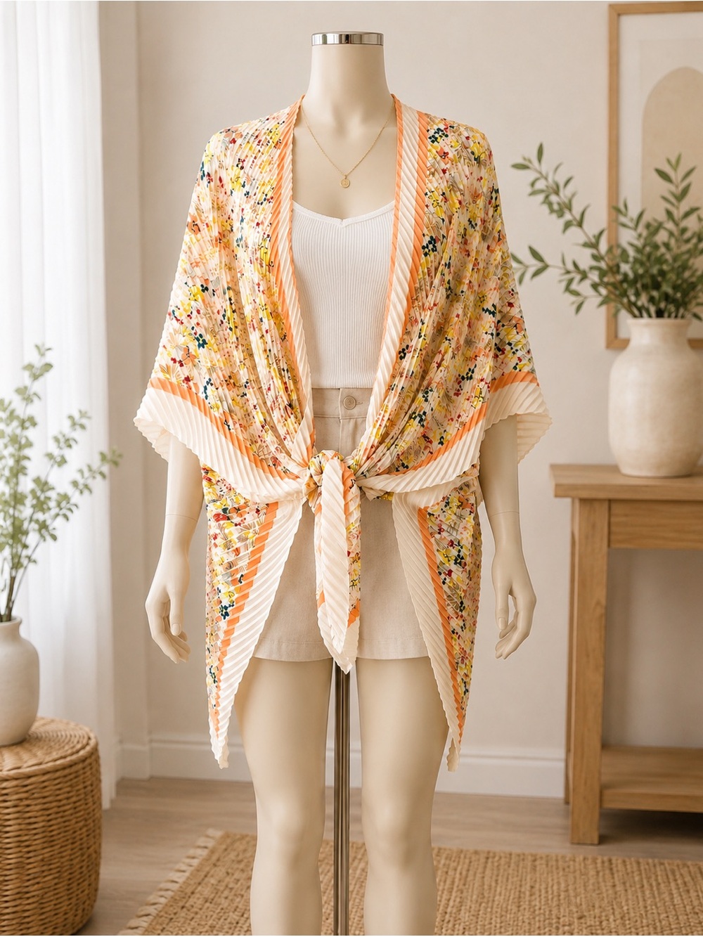 🆕 BRAND NEW BANANA REPUBLIC PLEATED KIMONO WRAP